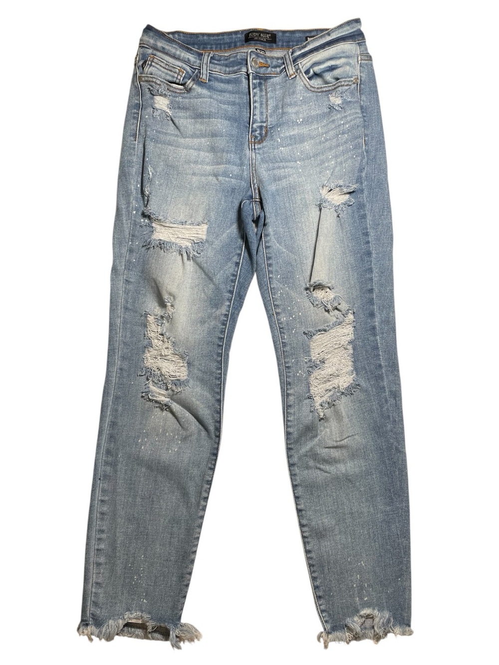 Judy Blue Boyfriend Fit Distressed jeans. Size 9/29